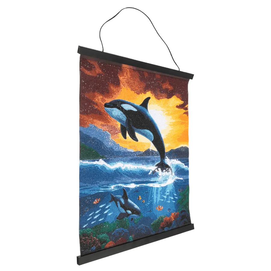 Craft Buddy Crystal Art Sunset Splash scroll 40x50cm orka