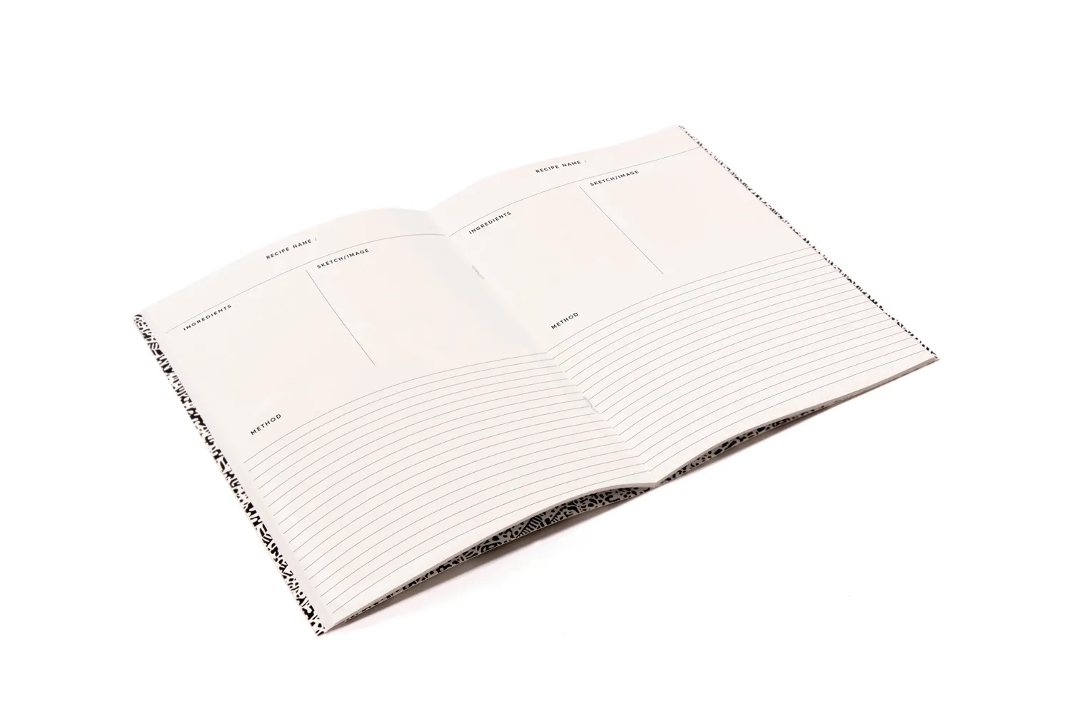 Studio Wald Rosemary & Lemon receptenboek A5 leeg