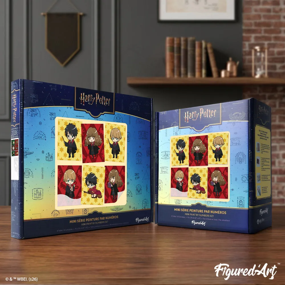 Figured'Art Gryffindor Trio mini schilderen op nummer 15x20 6 stuks