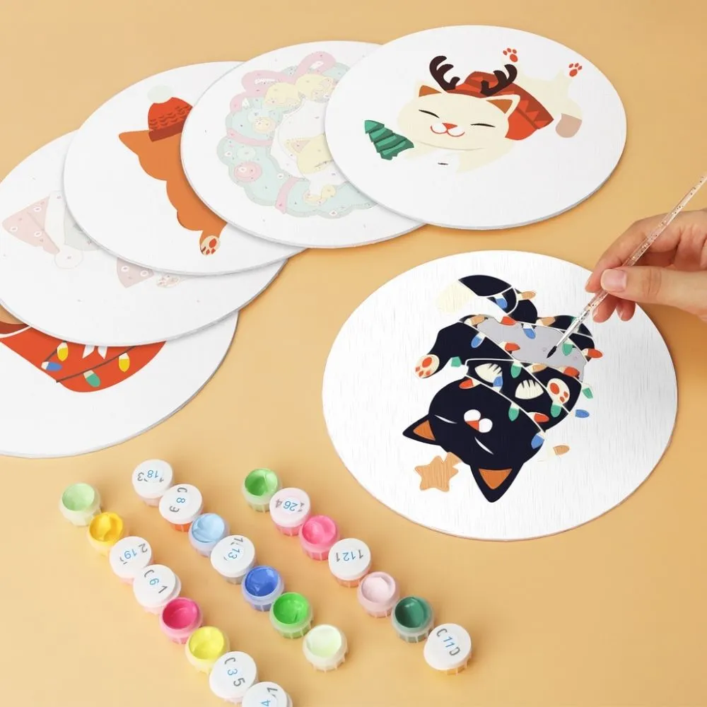 Figured'Art Mini Feestelijk beestje set 6x Ø20 cm kerst