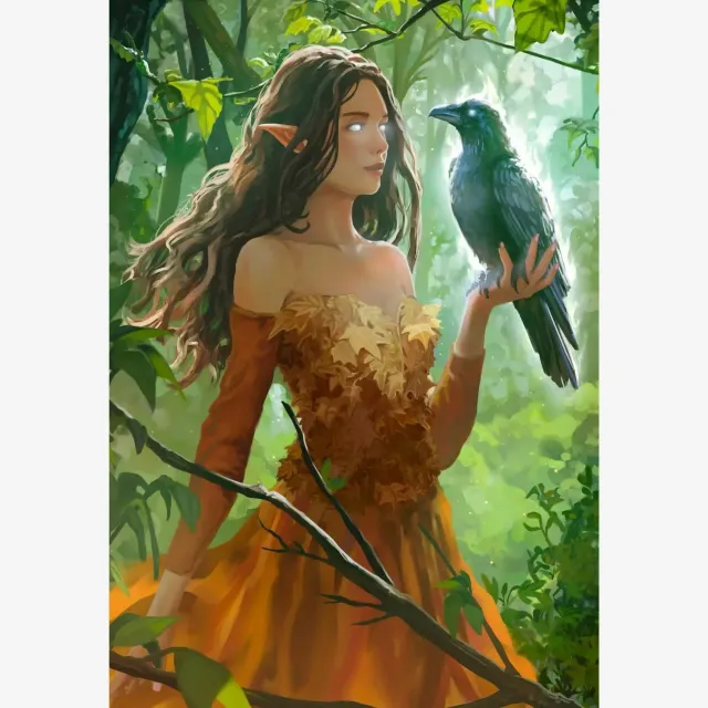 ARTDOT The Seer fantasy diamond painting vierkant 47x70cm