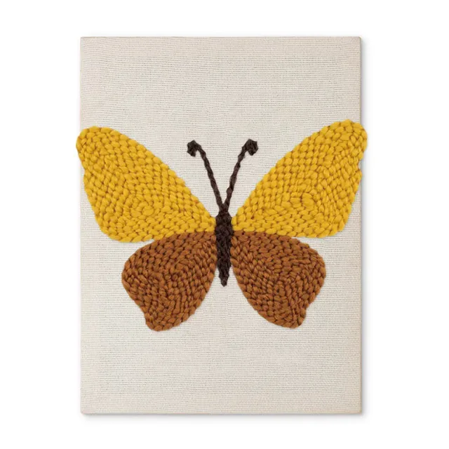 Figured'Art Gouden Vlinder punch needle pakket 30x40 cm