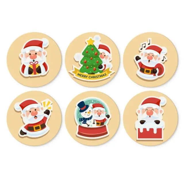 Figured'Art Mini Serie Kerstmagie schilderen op nummer Ø20cm 6 stuks