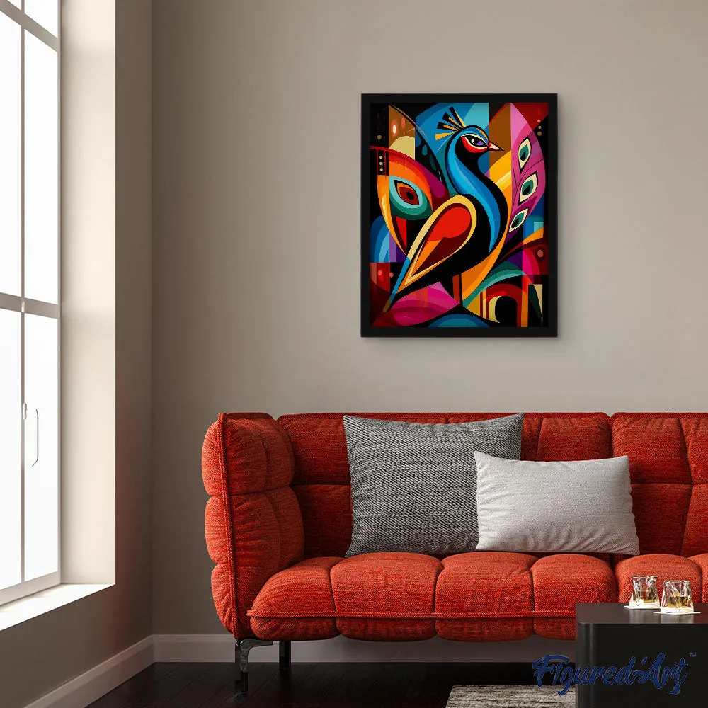Figured'Art Gedurfd Abstract Pauw 2 schilderen op nummer 40x50cm