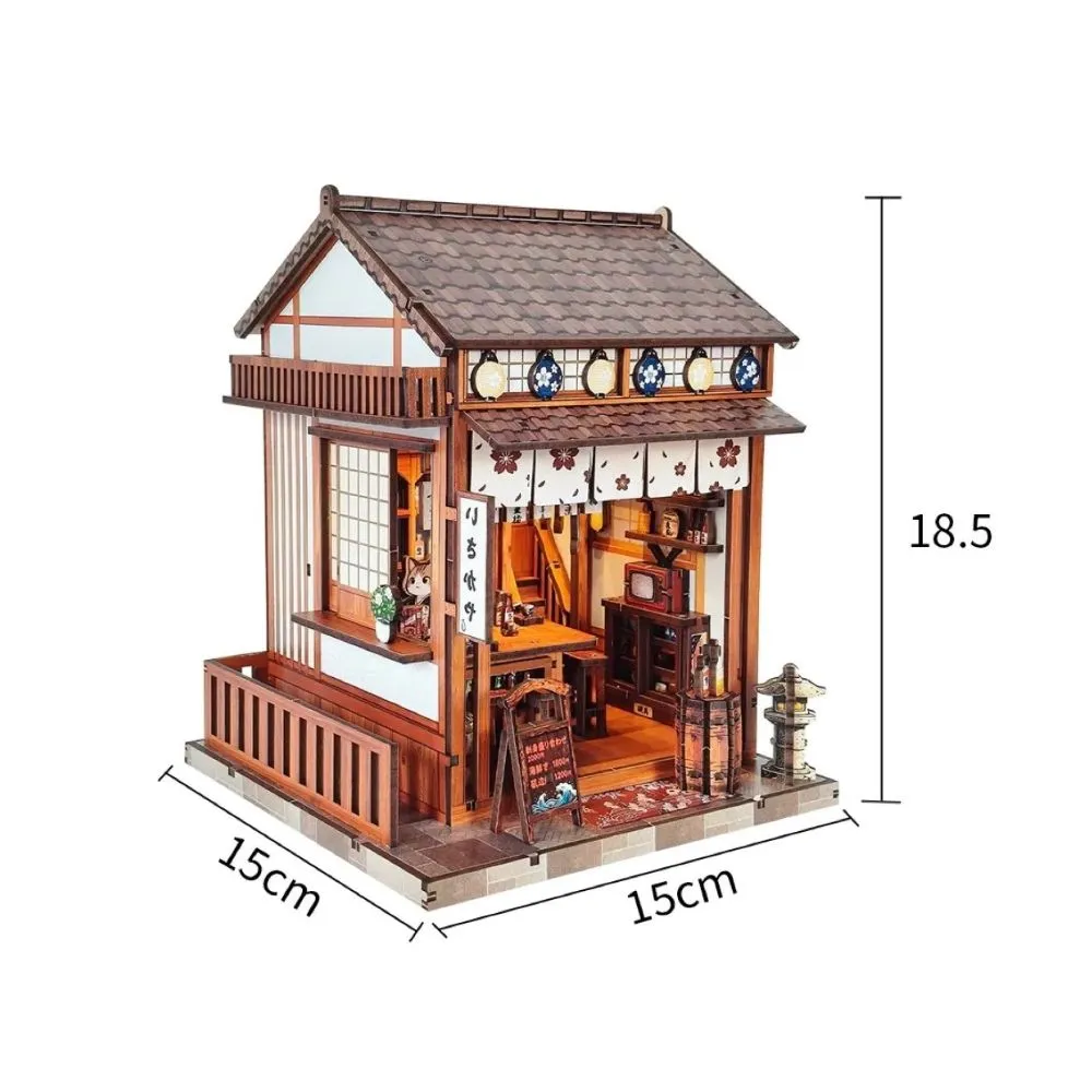 Figured'Art Sakura Sake Bar miniatuurhuisje 3D puzzel 209 stukjes