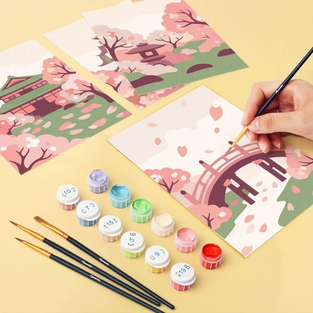 Figured'Art Mini Schilderen op Nummer Geest van Japan 6x15x20cm