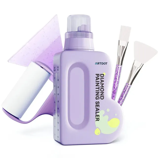ARTDOT diamond painting sealer verzegelkit 480ml met maatdop