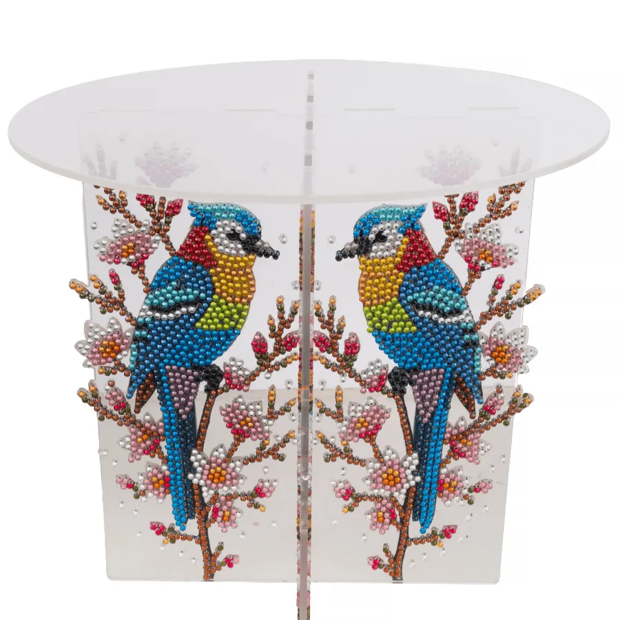 Craft Buddy Crystal Art Bird plantenstandaard acryl 23 cm