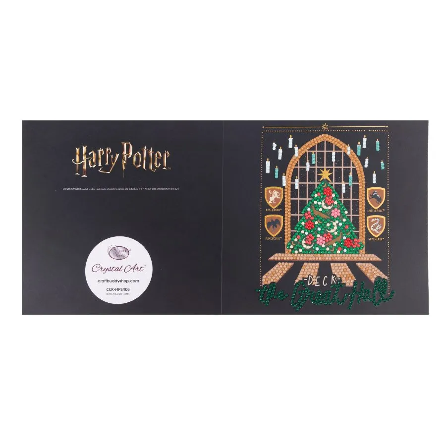 Craft Buddy Crystal Art Harry Potter The Great Hall kaart 18x18cm