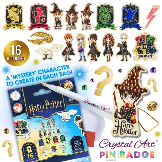 Craft Buddy Harry Potter Crystal Art pin badge blind bag