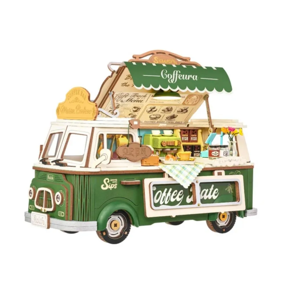 Figured'Art Leo’s Koffiewagen 3D Puzzel 189 Stukjes