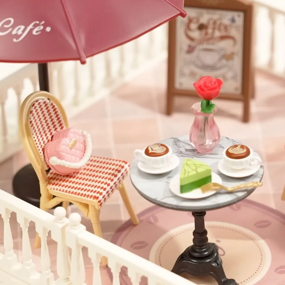 Figured'Art Chic caféterras miniatuurhuisje 76 stuks café