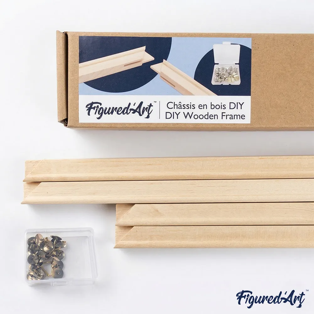Figured'Art DIY houten frame 40x50 cm schilderen op nummer