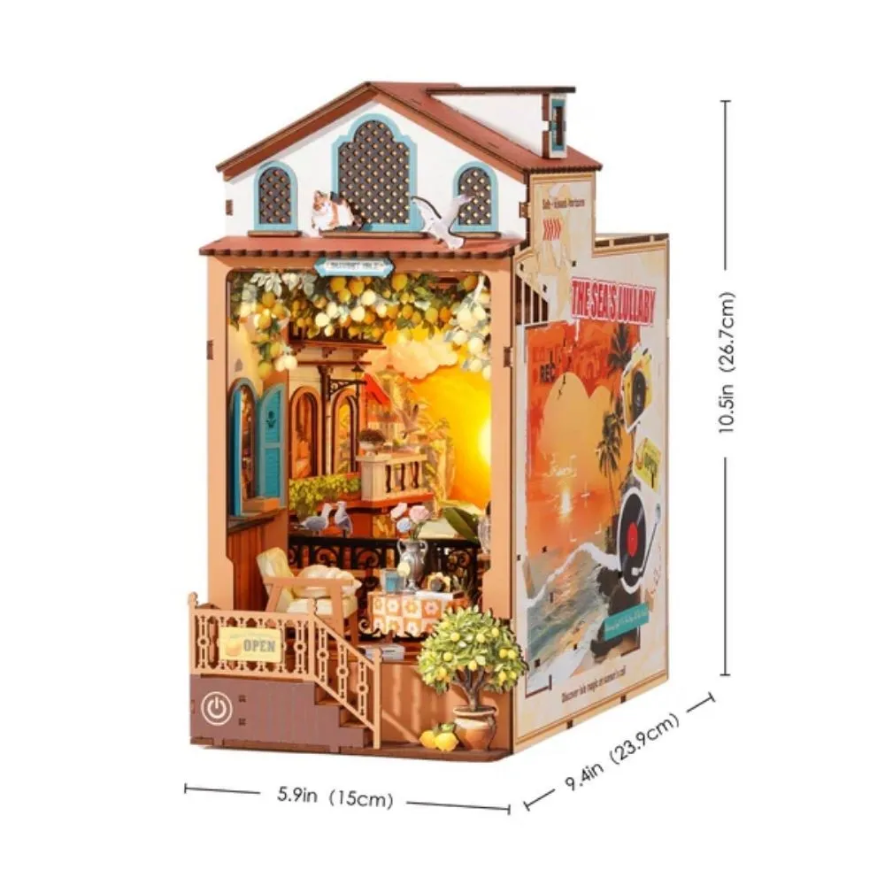 Figured'Art Zonsondergangseiland book nook 15x23,9x26,7cm 284 stuks