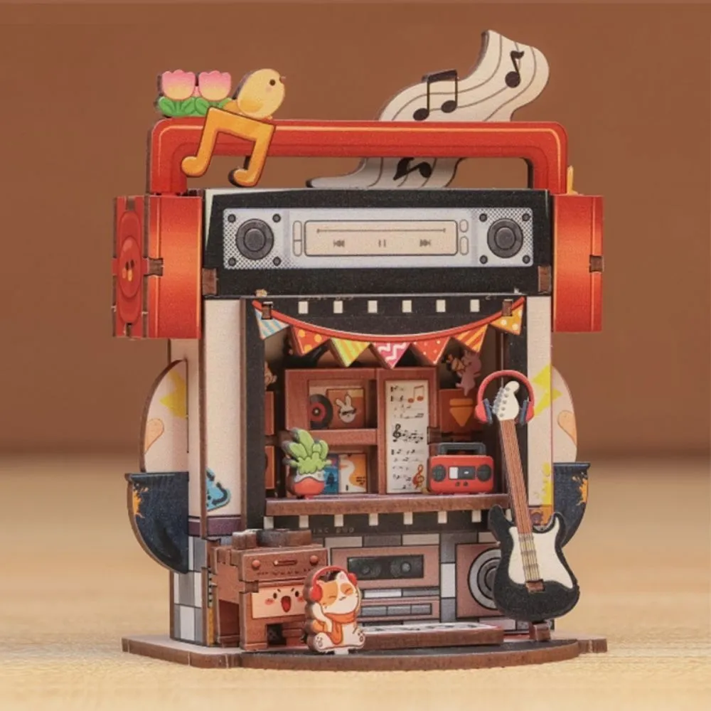 Figured'Art Platenwinkel miniatuurhuisje bouwpakket 50 delig