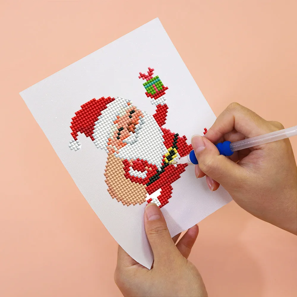 Figured'Art Feestelijke Kerst mini diamond painting 6 stuks 15x20cm