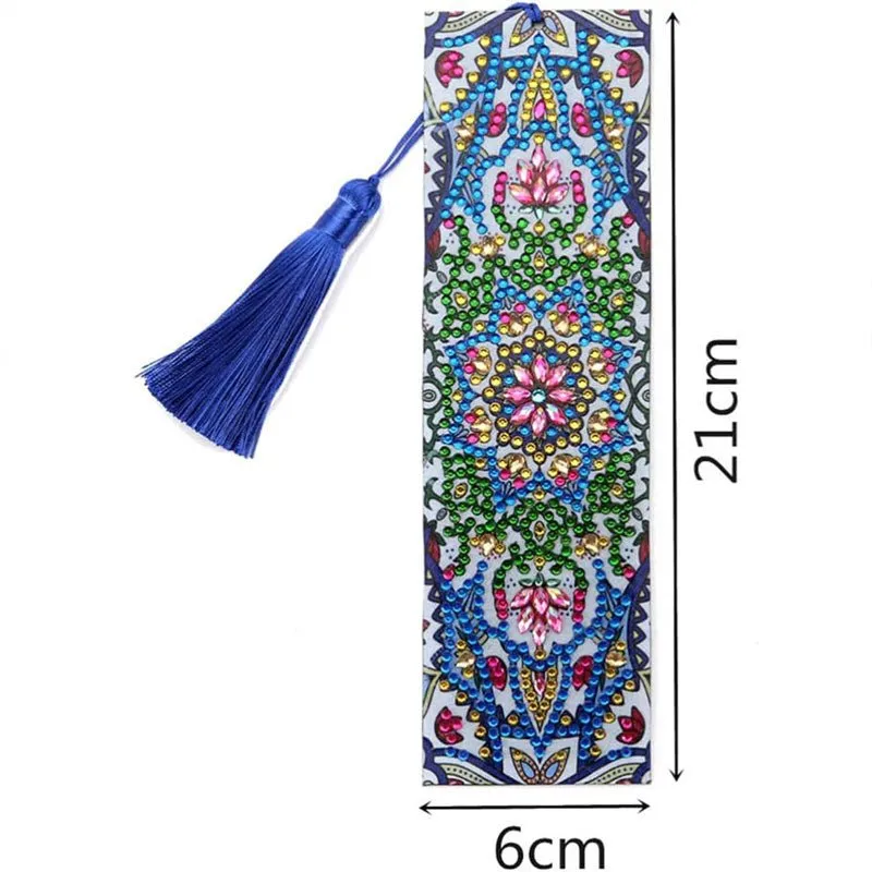 Figured'Art Bloem Mandala diamond painting boekenlegger 21x6cm