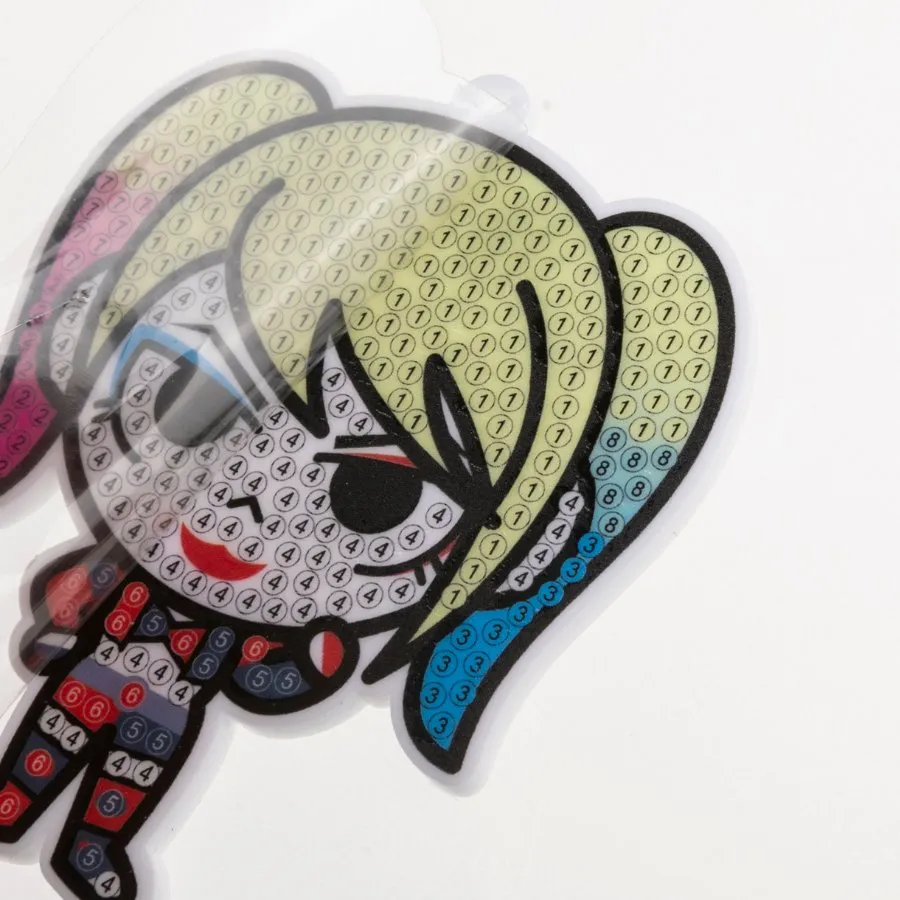 Craft Buddy Crystal Art Harley Quinn tashanger diamond painting 9cm