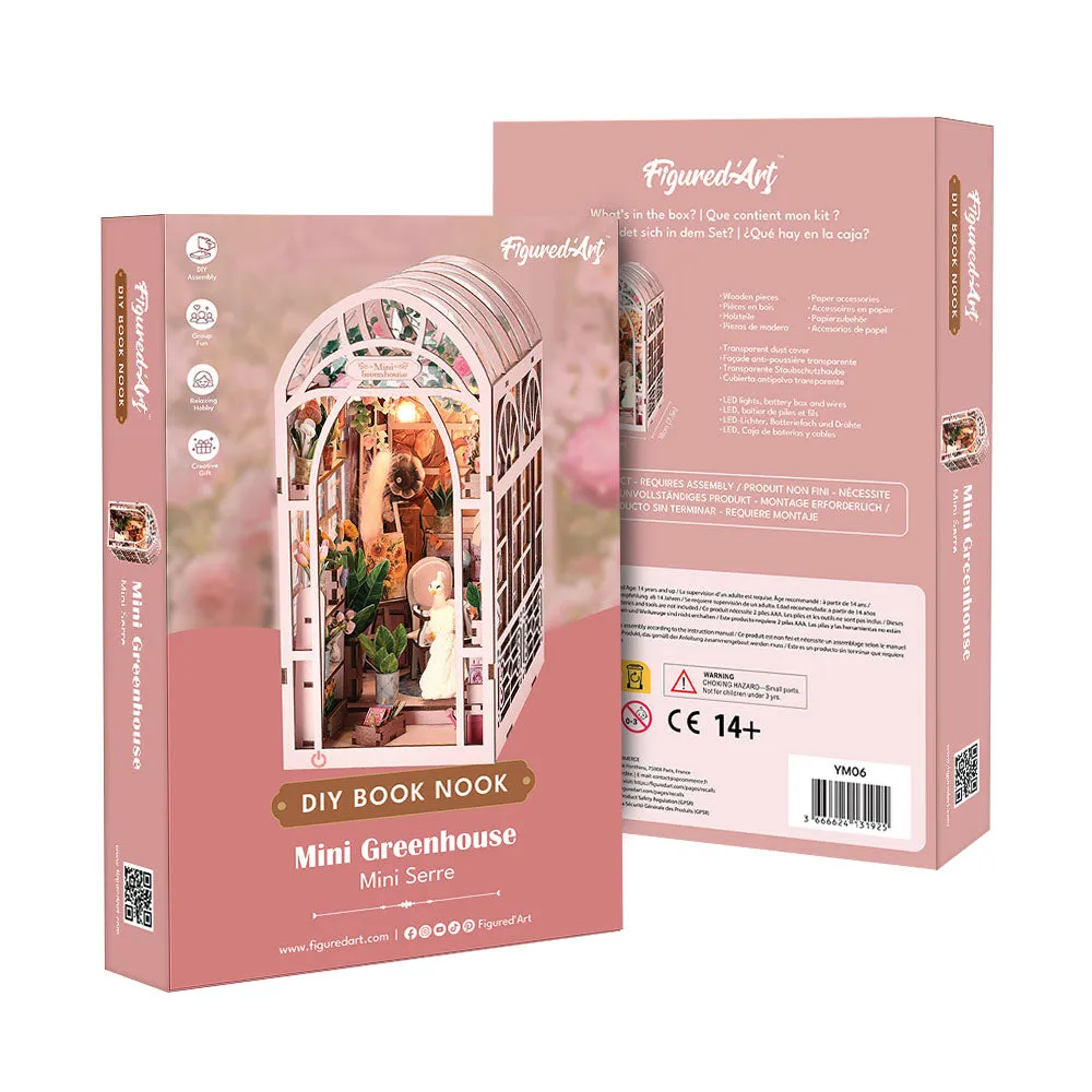 Figured'Art Mini Kas book nook bouwpakket 18x11 met led