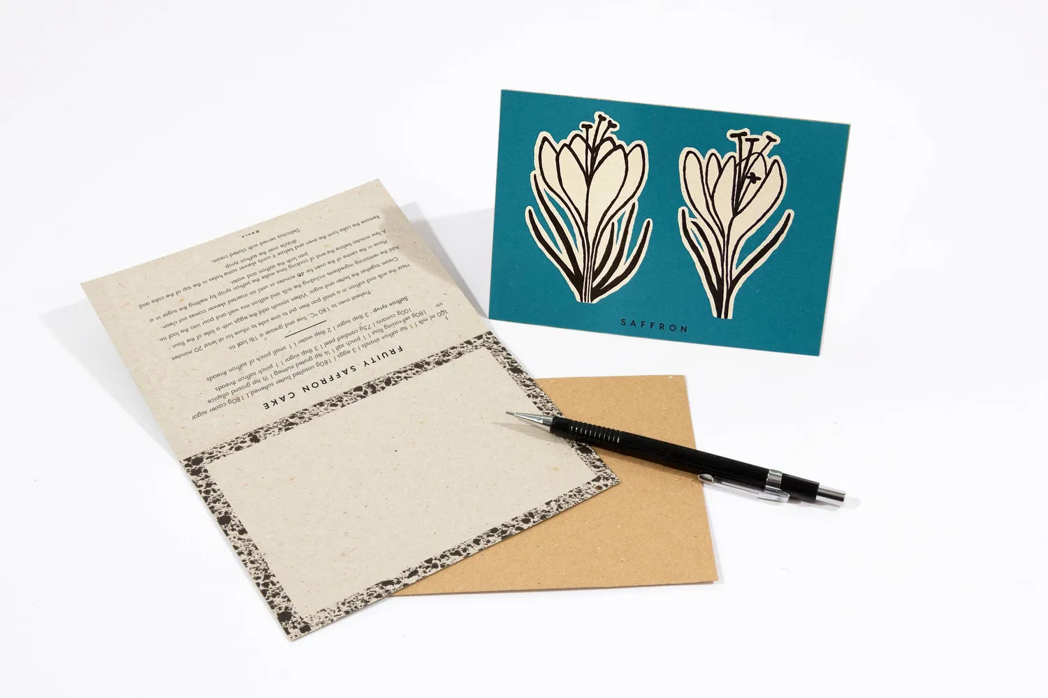 Studio Wald Flower receptkaarten 4 stuks seconds