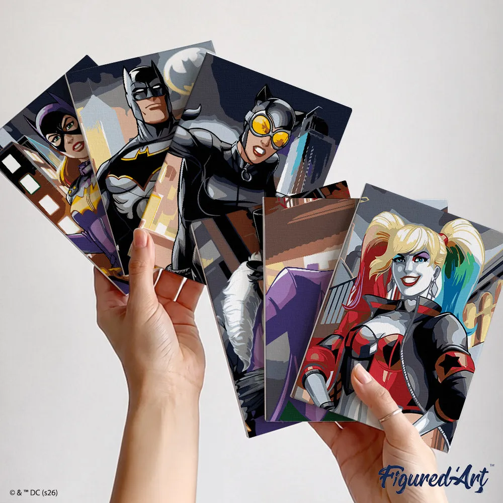 Figured'Art Batman mini schilderen op nummer 15x20 zonder lijst