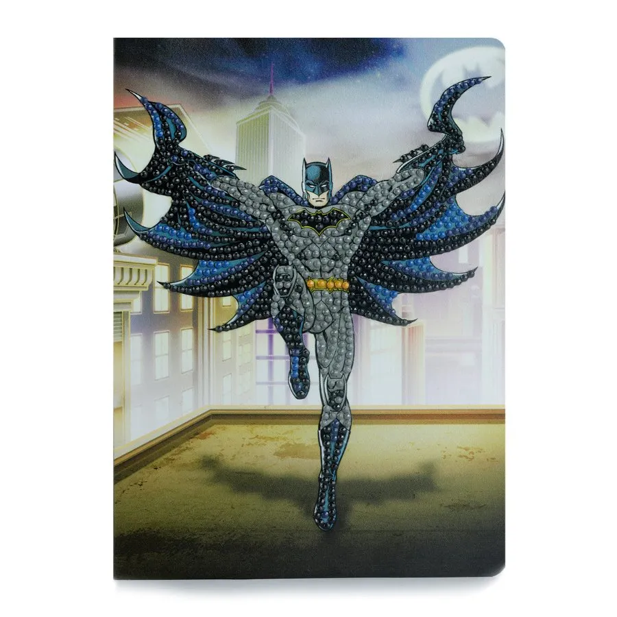 Craft Buddy Crystal Art Batman planner notebook A5 DC