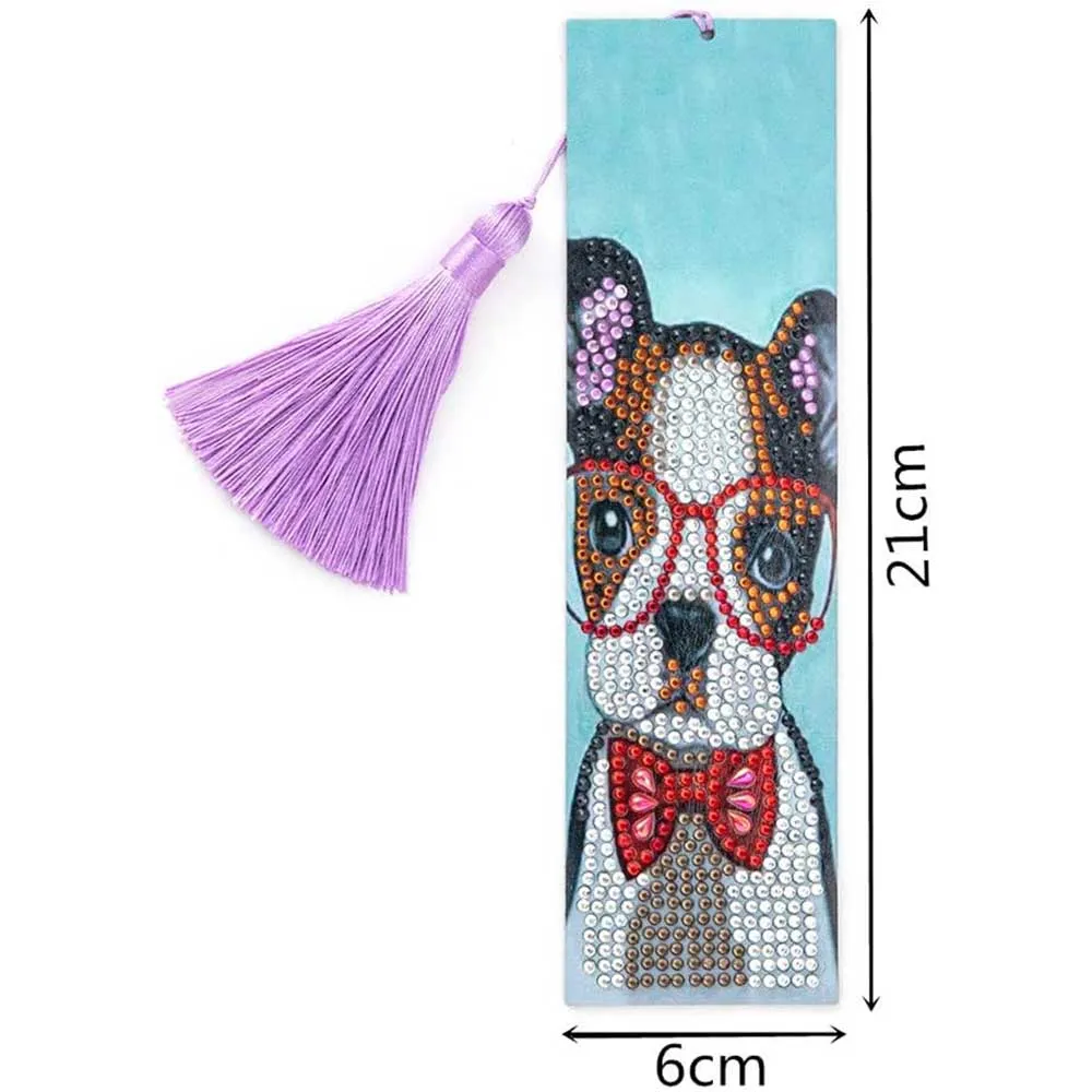 Figured'Art Hond diamond painting boekenlegger 21x6 cm