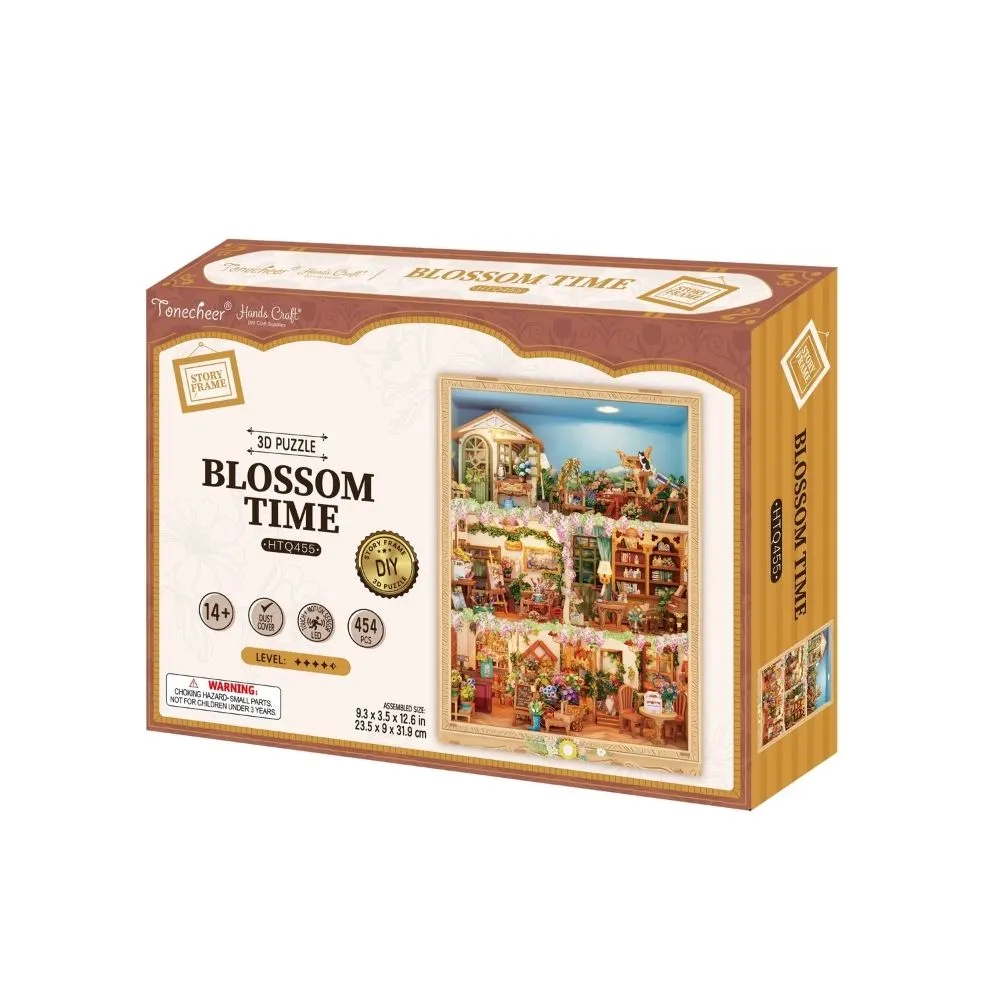 Figured'Art Bloeitijd book nook bouwpakket 31,9x23,5x9 cm