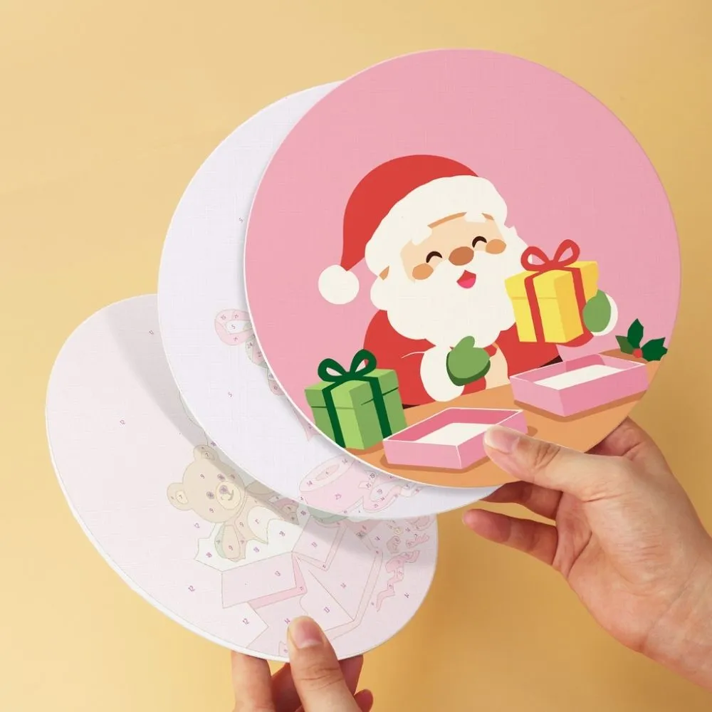 Figured'Art Mini Serie schilderen op nummer 6x Ø20cm kerst