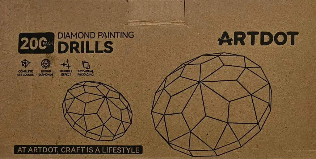 ARTDOT Diamond Painting Steentjes Rond 445 Kleuren 89000 Stuks