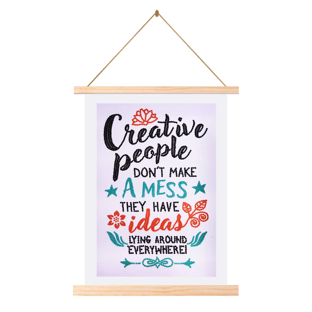 Craft Buddy Crystal Art Creative Magic mini rol 20x30cm spreuk