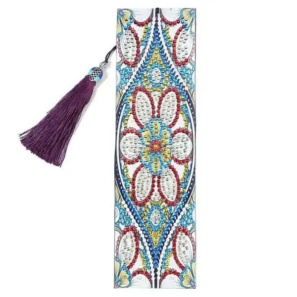 Figured'Art Bloemen diamond painting bladwijzers 21x6cm cadeau