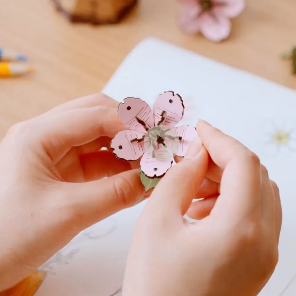 Figured'Art Sakura 3D puzzel hout 113 stukjes 22,5 cm