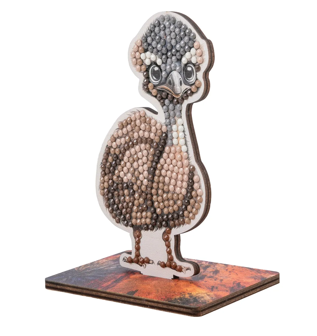 Craft Buddy Wildlife Buddies Emu diamond painting figuur