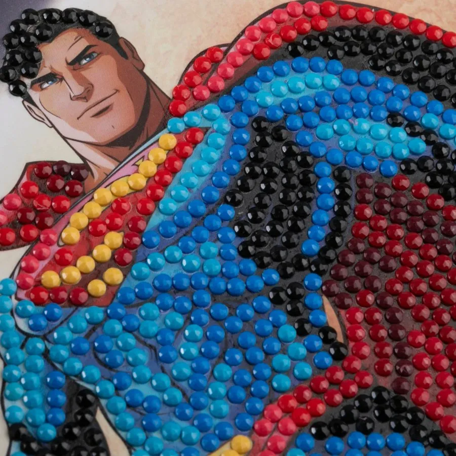 Craft Buddy Crystal Art Superman wenskaart diamond painting