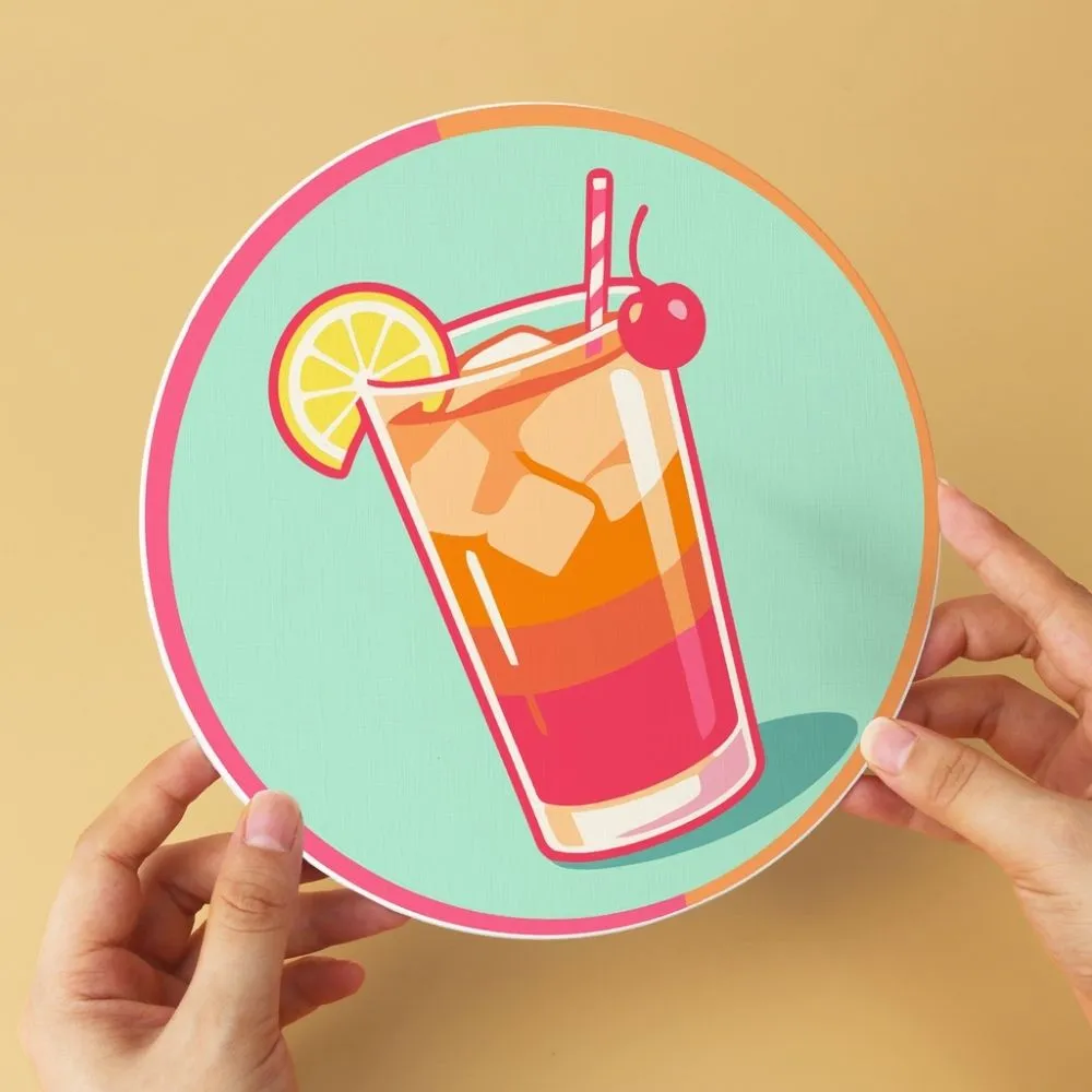 Figured'Art Elixers bij Zonsondergang schilderen op nummer Ø20cm 6st