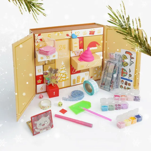 Figured'Art Doos 005 diamond painting adventskalender kerst