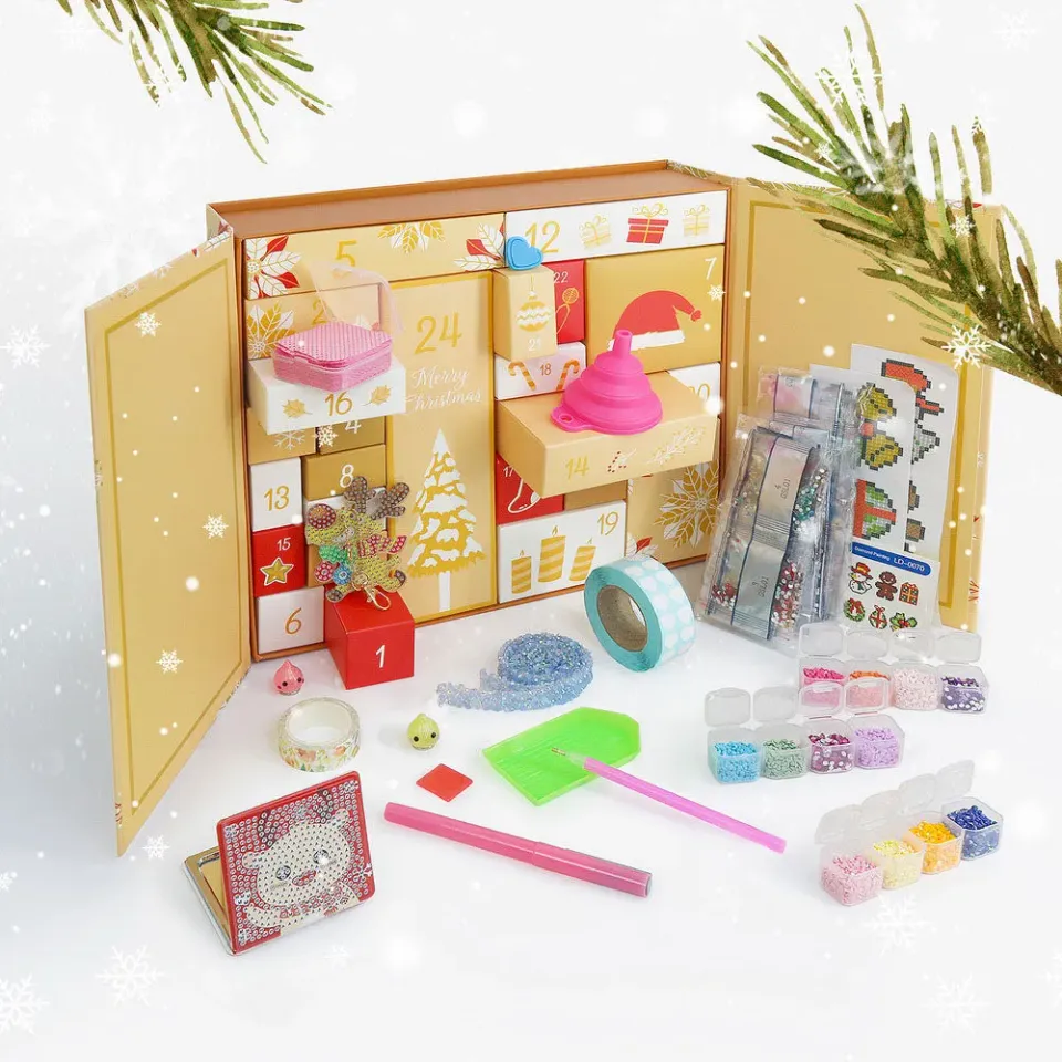 Figured'Art Doos 005 diamond painting adventskalender kerst