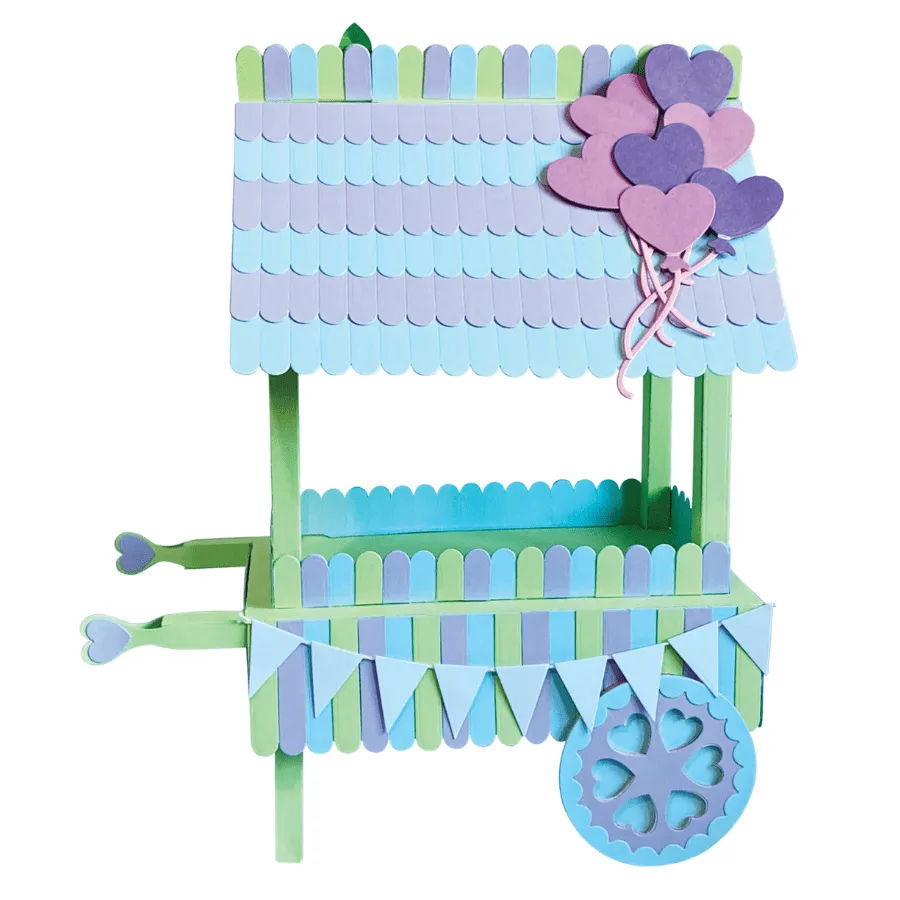 Craft Buddy Festival Flower Cart snijmallen set 24 stuks metaal