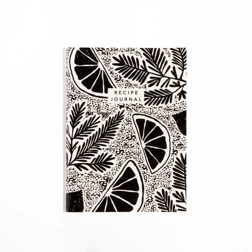 Studio Wald Rosemary & Lemon receptenboek A5 leeg