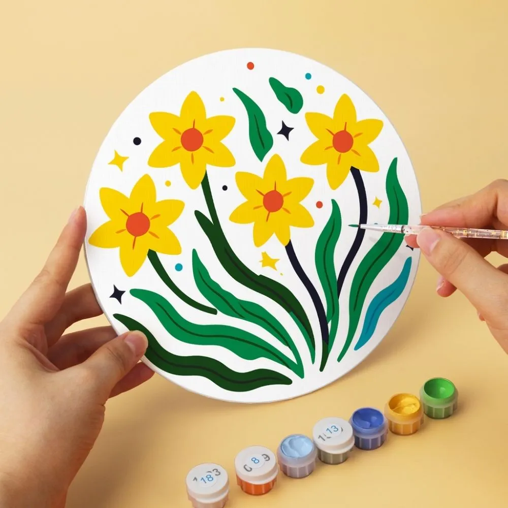 Figured'Art Mini Bloei-collectie schilderen op nummer 6 schijven