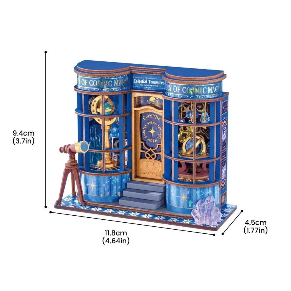 Figured'Art Mystieke Astronomiewinkel miniatuurhuisje 3D puzzel