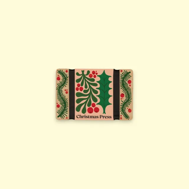 Studio Wald Pocket Flower Press bloemenpers Christmas 12 cm