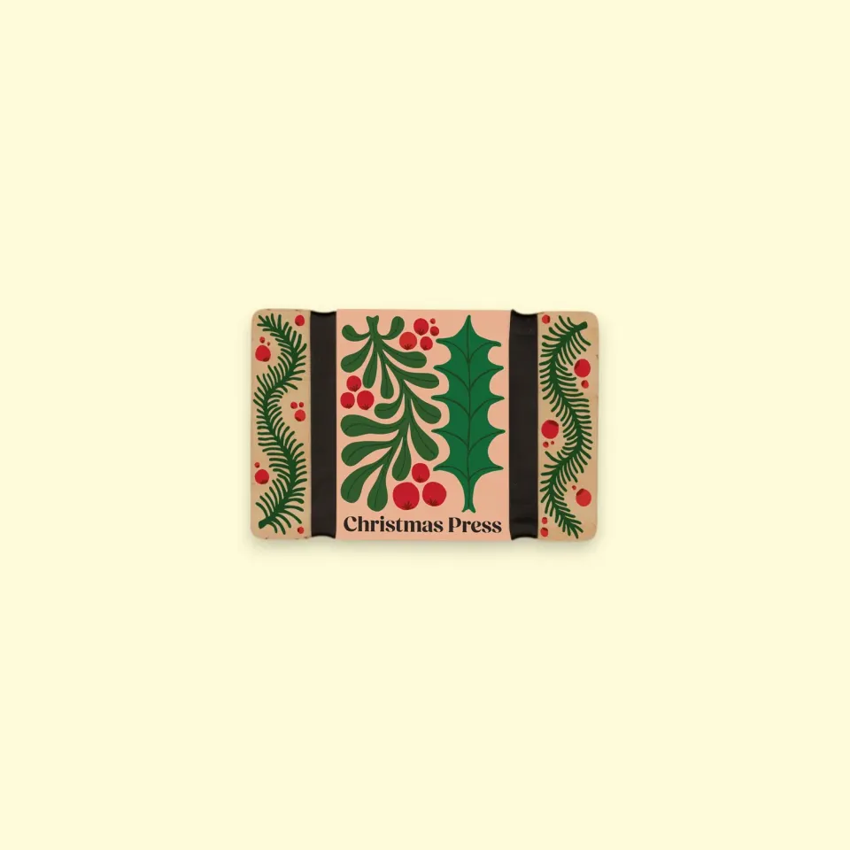 Studio Wald Pocket Flower Press Christmas bloemenpers 12x8 cm