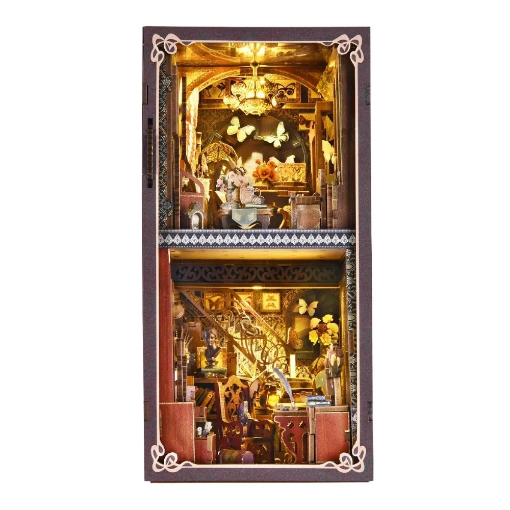 Figured'Art Vlinder Kamer book nook 17,8x11,5x23 cm verlicht
