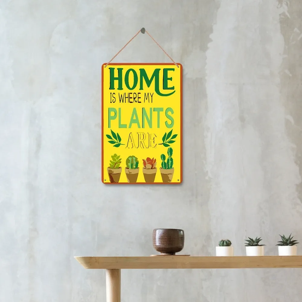 Figured'Art Thuis Planten schilderen op nummer metalen poster 30x20