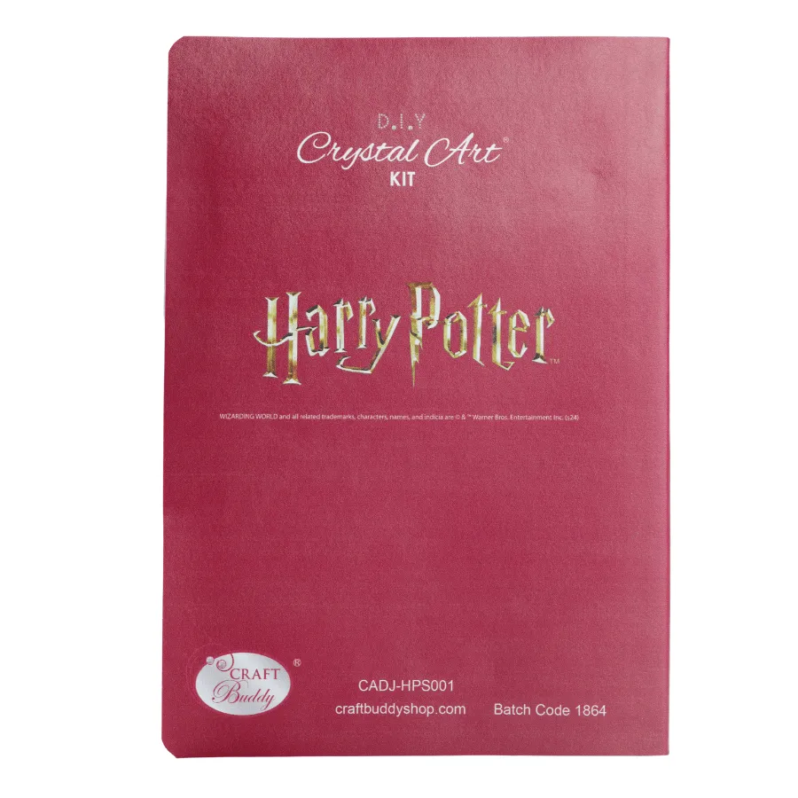 Craft Buddy Crystal Art Hogwarts Crest planner A5