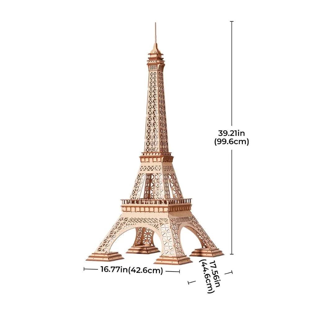 Figured'Art Eiffeltoren Plus 3D puzzel houten 191 stukjes