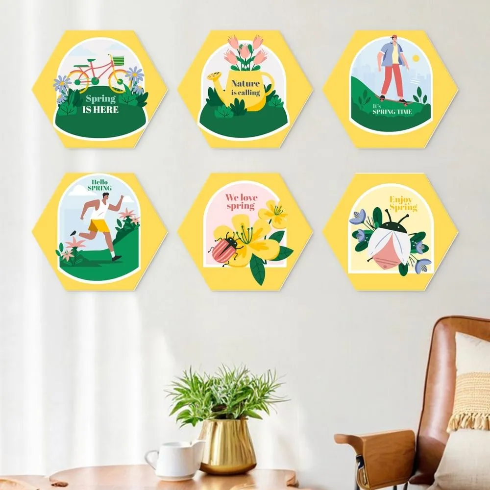 Figured'Art Mini Serie Lentevibes schilderen op nummer 6 stuks