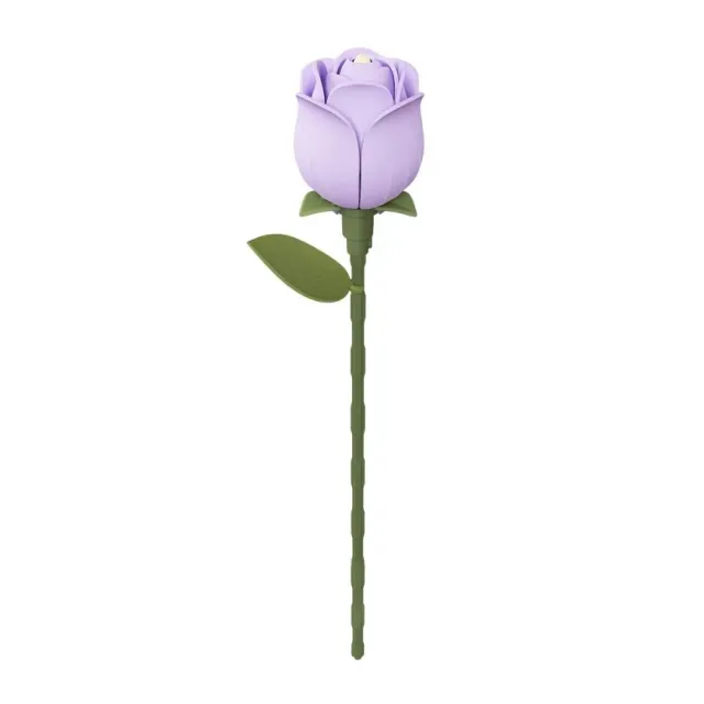 Figured'Art Lavendelkleurige Roos 3D Puzzel 37 Stukjes Bloem